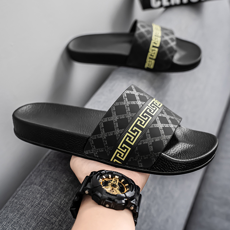 Plus Size Men One Strap Slippe - Flip Flop Leather Men ulasan dan harga