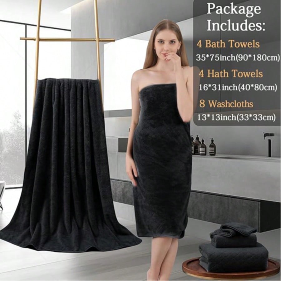 Oversized Bath Towel Set Luxur - Beach Towel Large ulasan dan harga