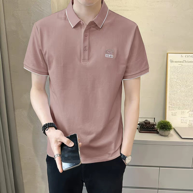 New Men's Polo Shirt Summer Sh - Polo Shirt Pique ulasan dan harga