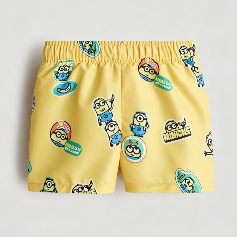 Boys Minions Printed Swim Shor - Trunks Board Surf ulasan dan harga