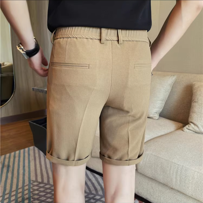 Men's Elastic Waist Summer Sho - Shorts Chino Slim ulasan dan harga