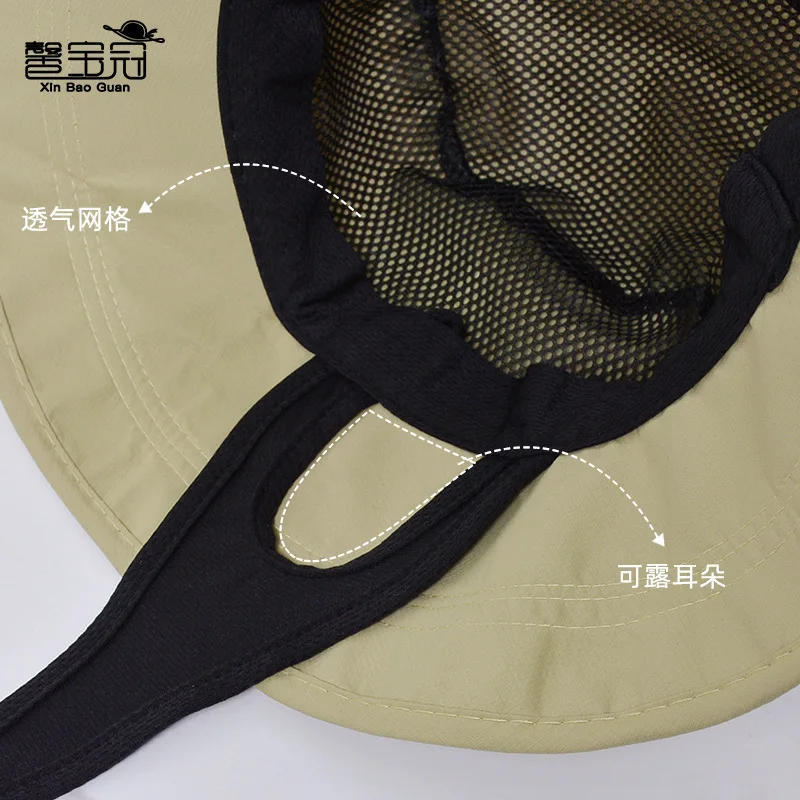 Wide Brim Waterproof Sun Bucke - Packable Hat Nylon ulasan dan harga