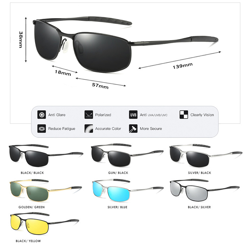 LIOUMO Brand Design New Aviati - Sunglasses Aviator Polarized ulasan dan harga
