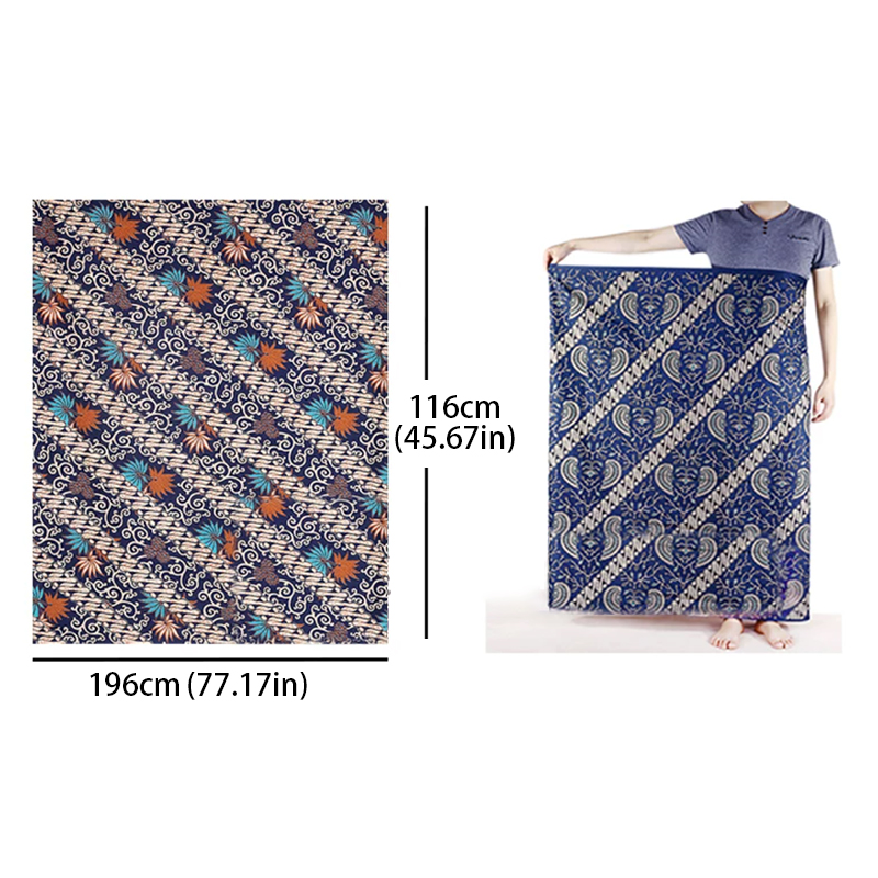 Men Women Batik Sarong Skirt E - Sarong Men Wrap ulasan dan harga