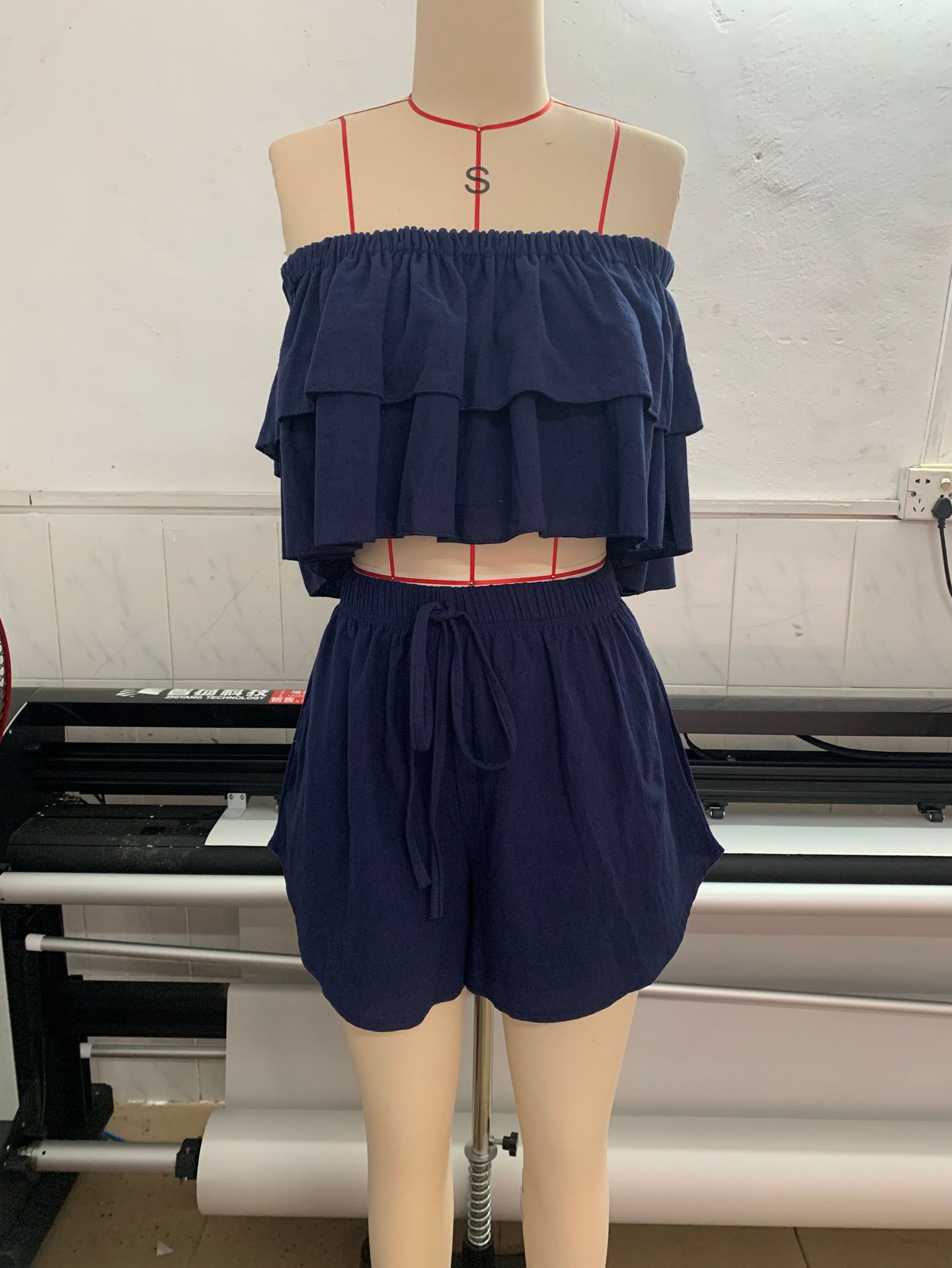 Summer women’s fashion: new ca - Short Linen Drawstring ulasan dan harga
