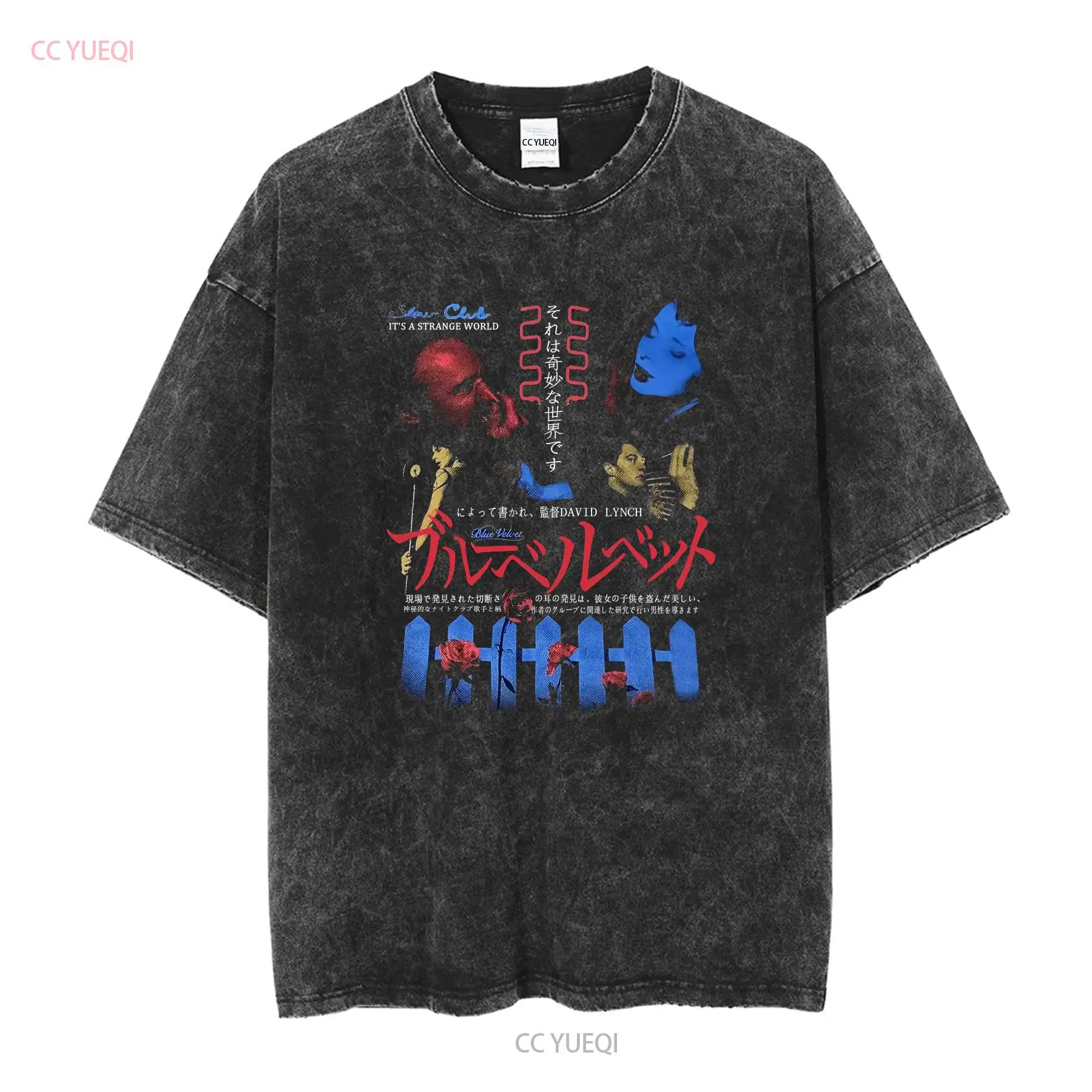 Blue Velvet Rucking Fotten Dav - Tee Graphic Print ulasan dan harga