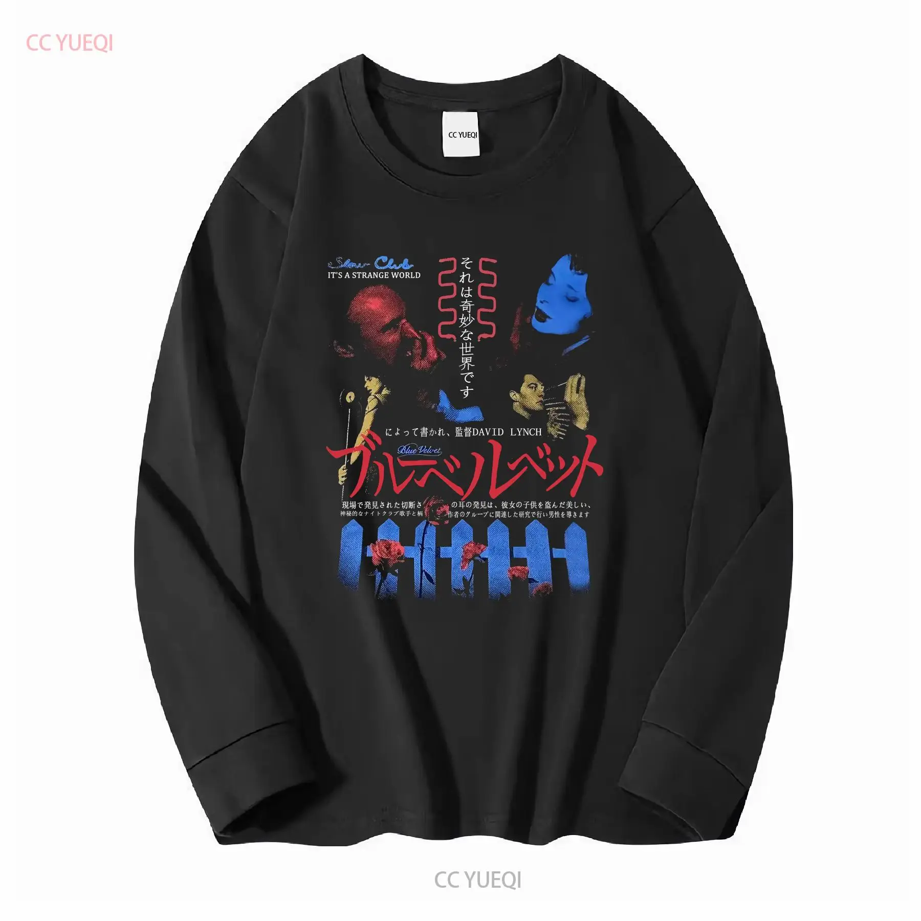 Blue Velvet Rucking Fotten Dav - Tee Graphic Print ulasan dan harga