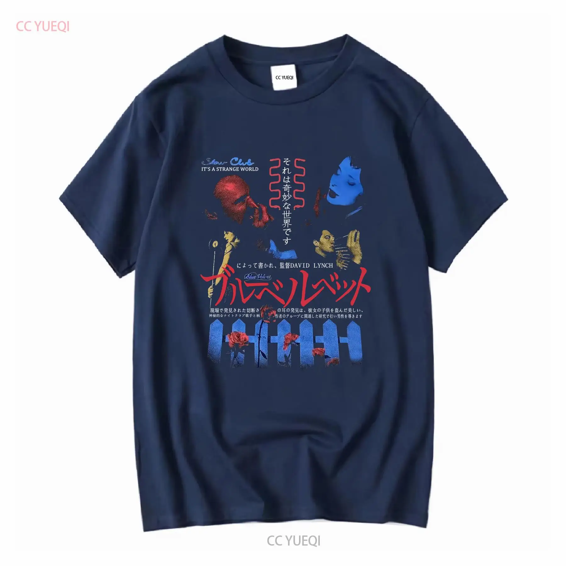 Blue Velvet Rucking Fotten Dav - Tee Graphic Print ulasan dan harga