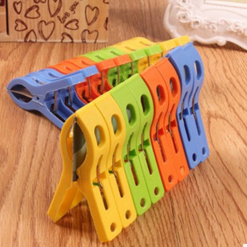 8ps/set Hanger Clips Large Pla - Beach Towel Large ulasan dan harga