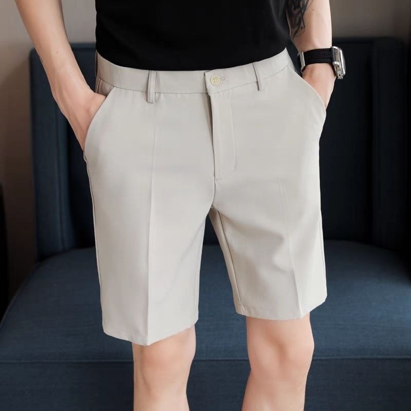 Men's Slim Fit Suit Shorts Sum - Shorts Chino Slim ulasan dan harga