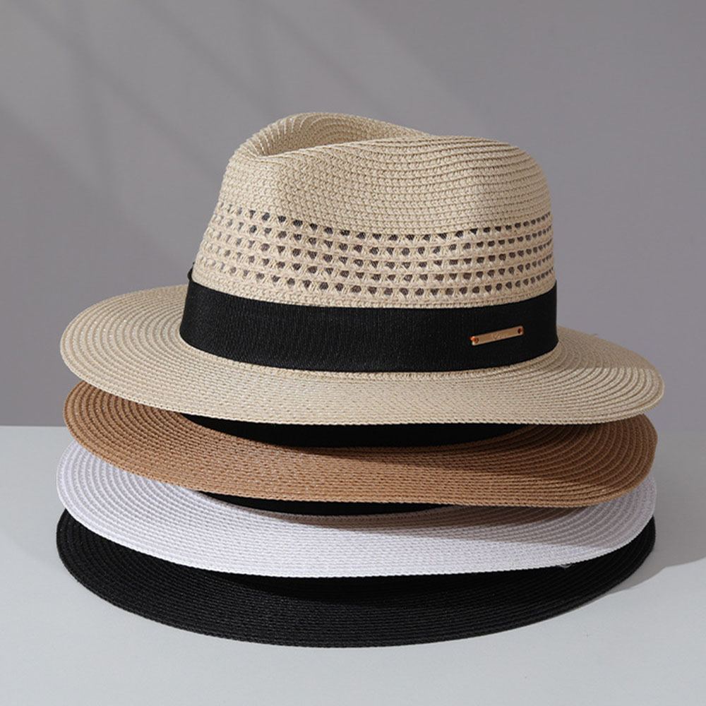 classic straw hat summer Men P - Bucket Hat Straw ulasan dan harga