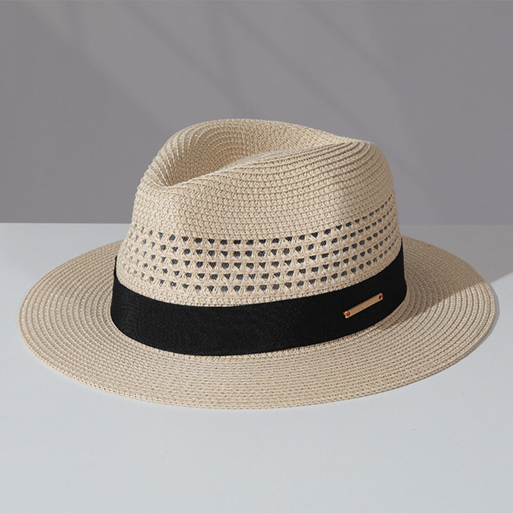 classic straw hat summer Men P - Bucket Hat Straw ulasan dan harga