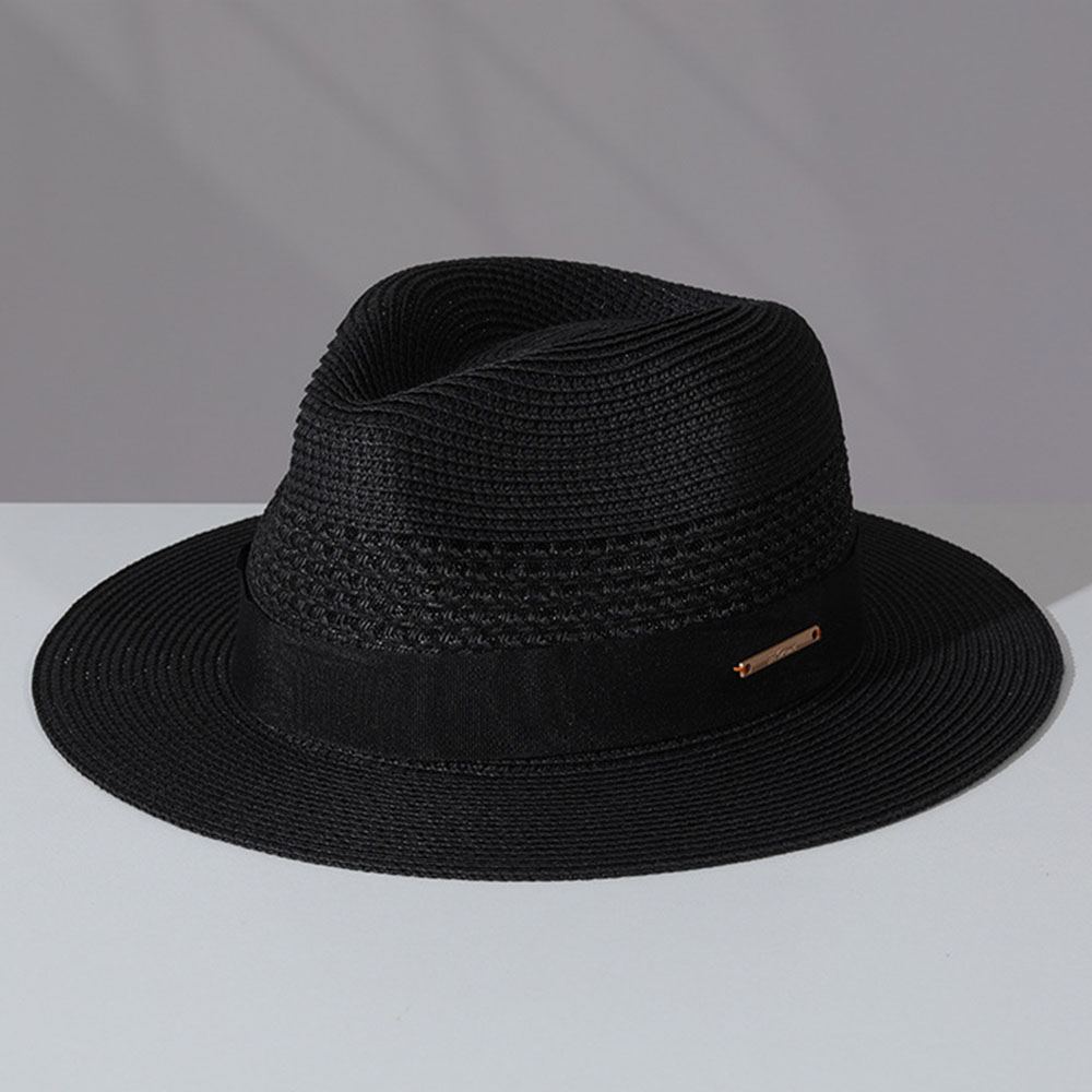 classic straw hat summer Men P - Bucket Hat Straw ulasan dan harga