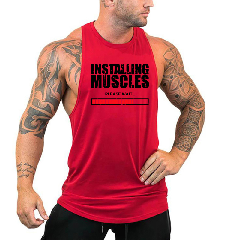 Installing Muscles Please Wait - Tank Top Muscle ulasan dan harga