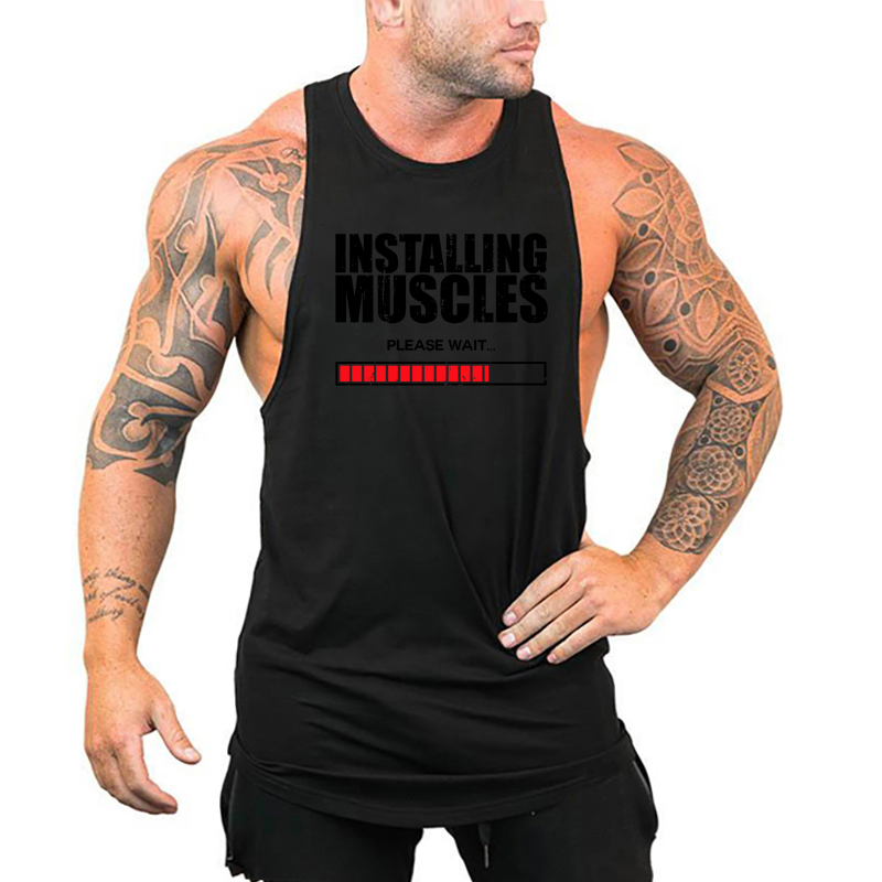 Installing Muscles Please Wait - Tank Top Muscle ulasan dan harga