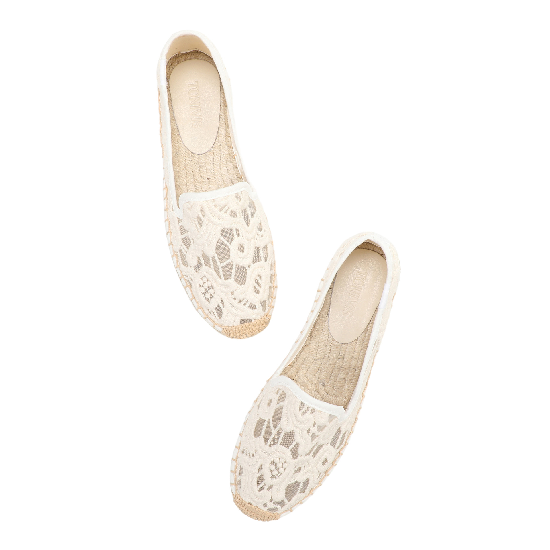 Women Lace Espadrilles Flats S - Espadrille Slip On ulasan dan harga