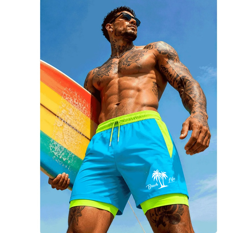 Men'S Swimming Trunks Palm Tre - Trunks Board Surf ulasan dan harga