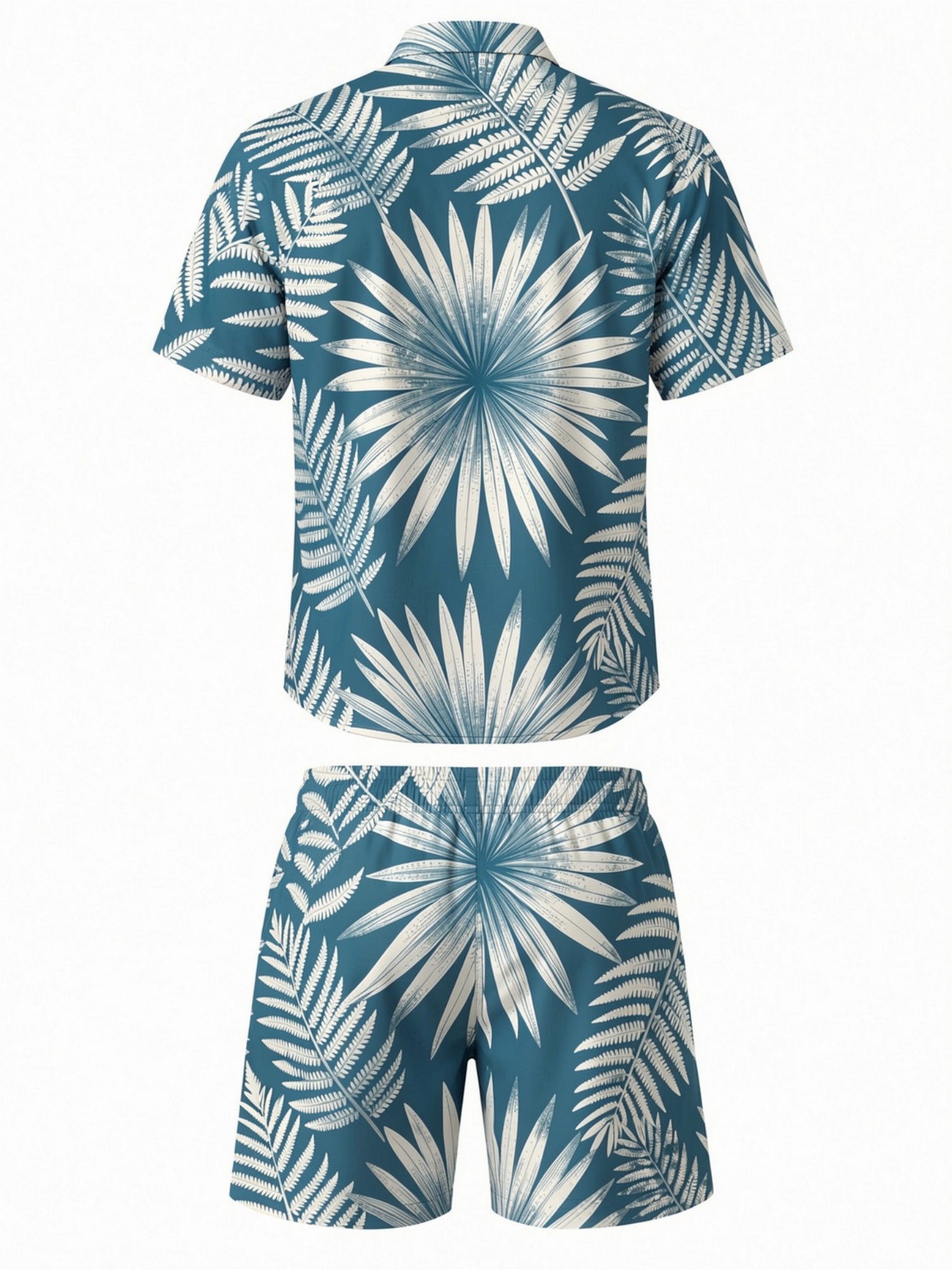 Mens Floral Short Sleeve Shirt - Resort Shirt Floral ulasan dan harga