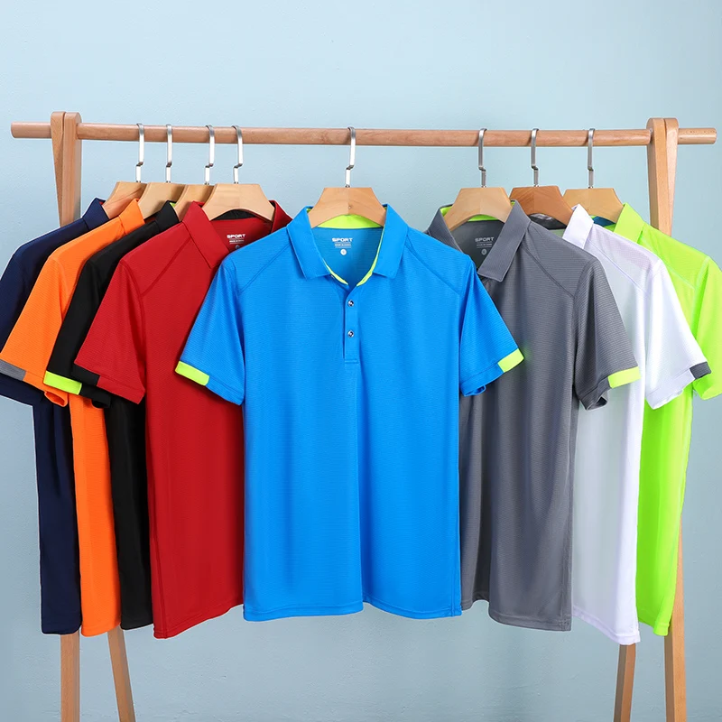 Summer Quick Drying Polos Free - Shirt Camp Collar ulasan dan harga