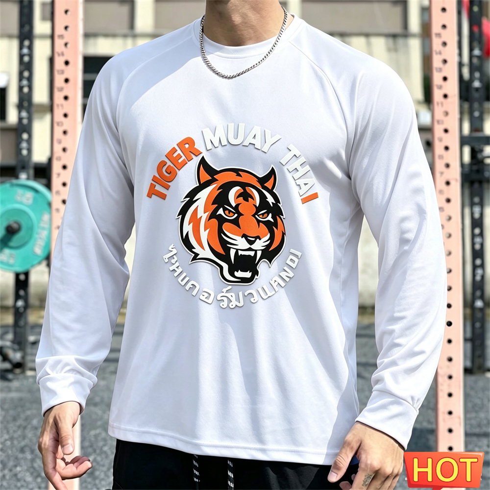 Muay Thai Men's Long sleeved T - Tee Graphic Print ulasan dan harga