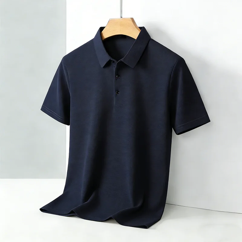 Men's Classic Collar Short Sle - Polo Shirt Pique ulasan dan harga