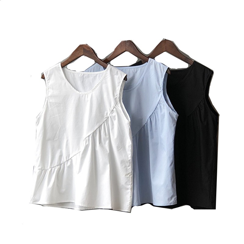 loose casual women cotton line - Shirt Camp Collar ulasan dan harga