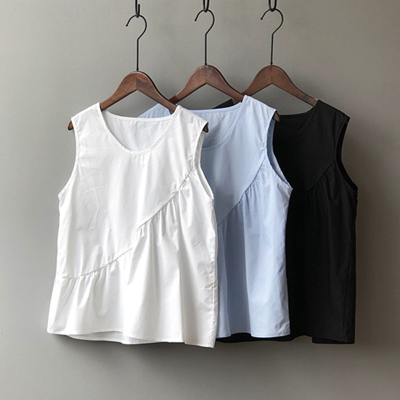 loose casual women cotton line - Shirt Camp Collar ulasan dan harga