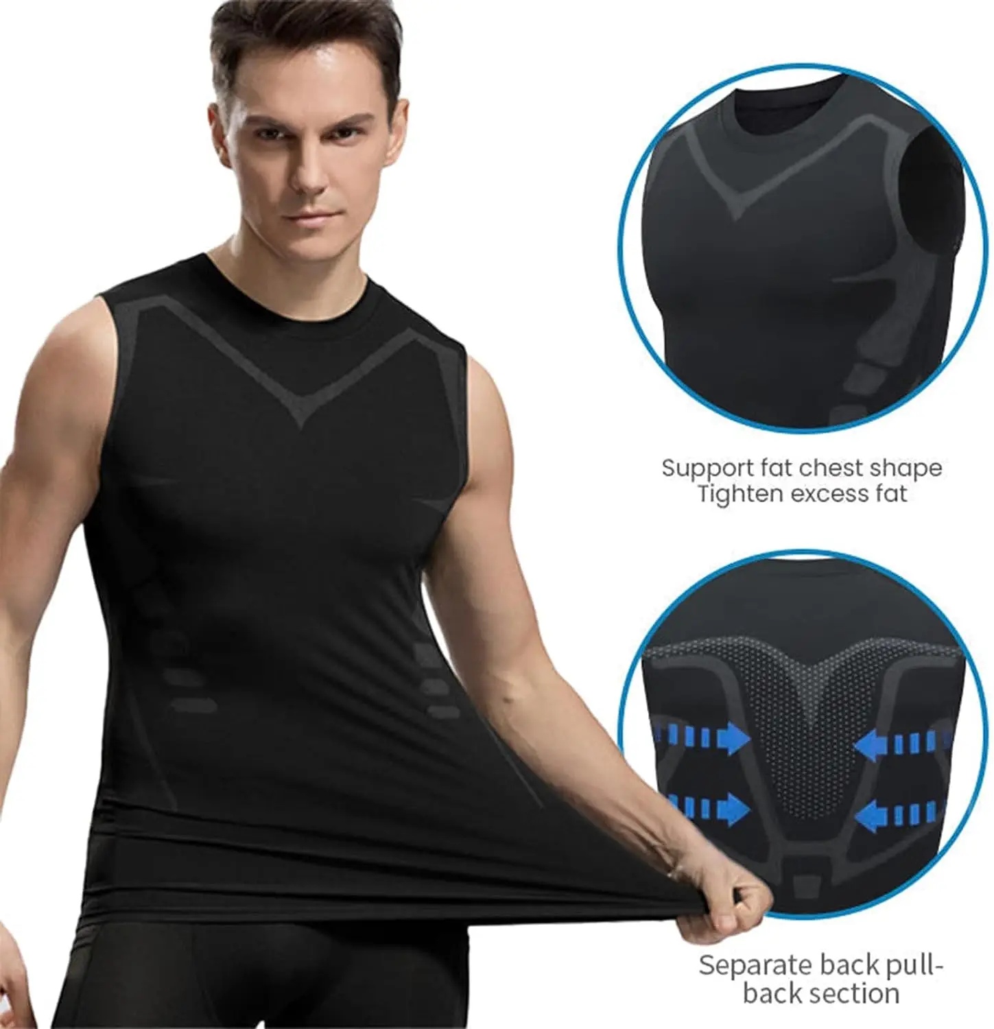 Compression Tank Top Mens Gym  - Tank Top Muscle ulasan dan harga