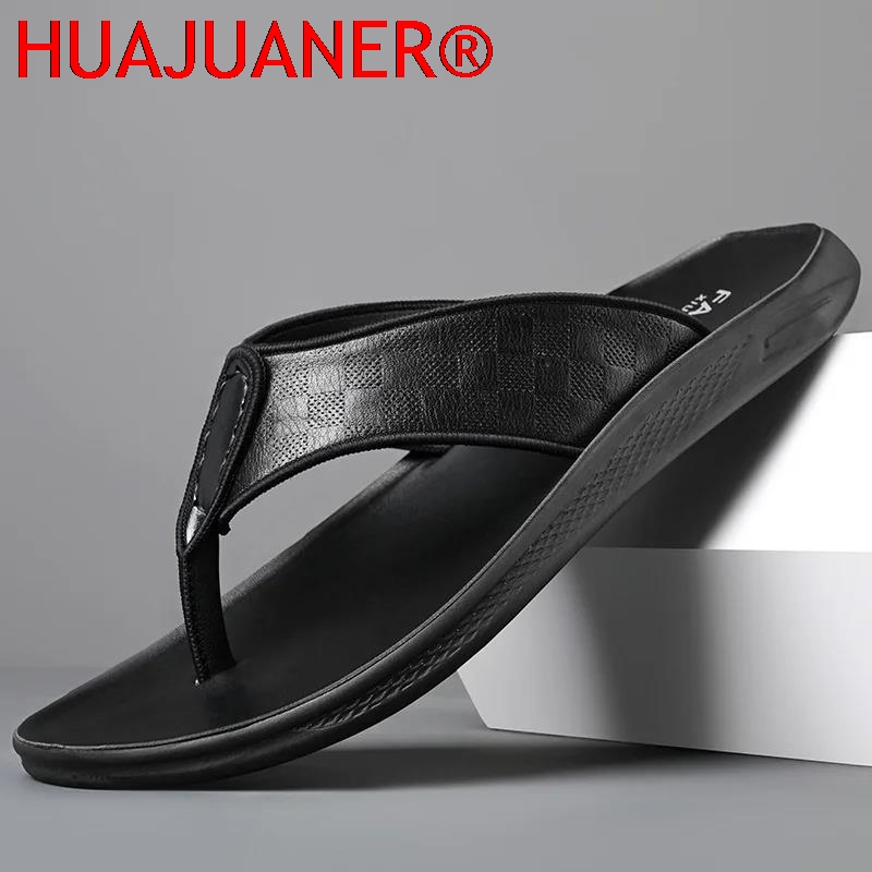 Casual Outdoor Men's Sandals S - Flip Flop Leather Men ulasan dan harga