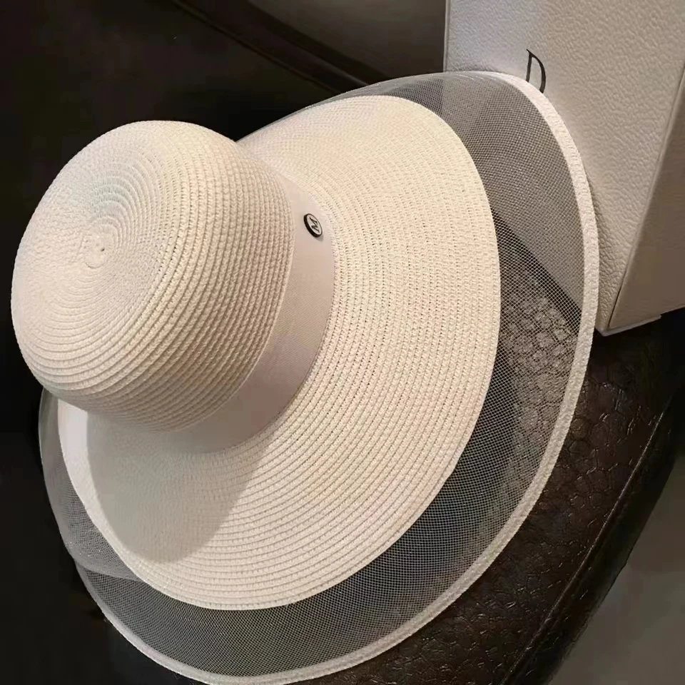 Women's UPF 50+ Foldable Straw - Bucket Hat Straw ulasan dan harga