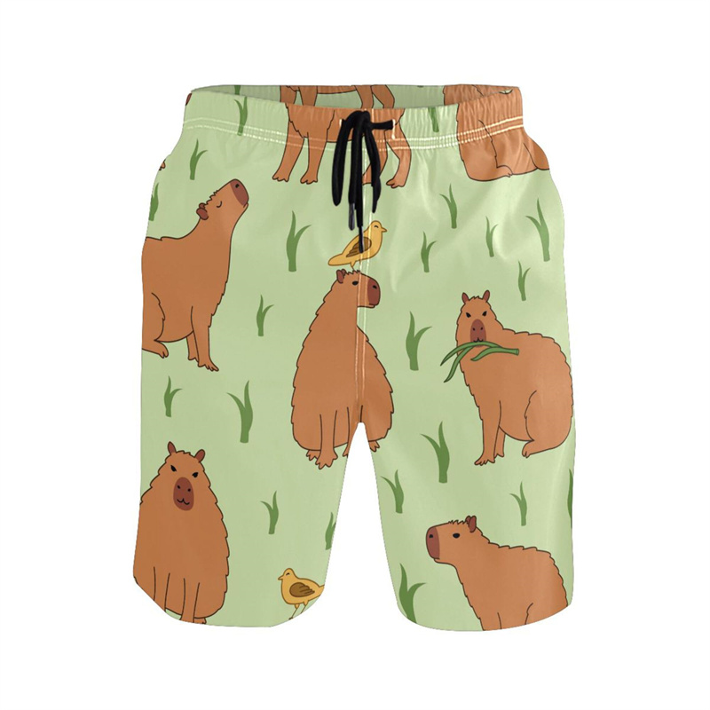 Cartoon Animal 3d Print Capyba - Trunks Board Surf ulasan dan harga