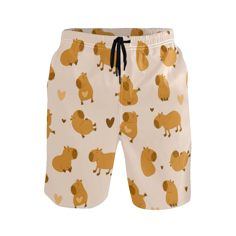 Cartoon Animal 3d Print Capyba - Trunks Board Surf ulasan dan harga