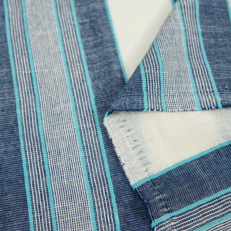 2Yards Fresh and artistic Blue - Linen Shirt Breathable ulasan dan harga