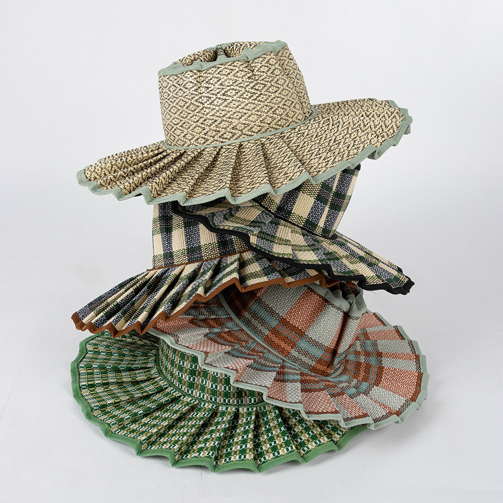 USPOP Fashionable foldable ple - Bucket Hat Straw ulasan dan harga